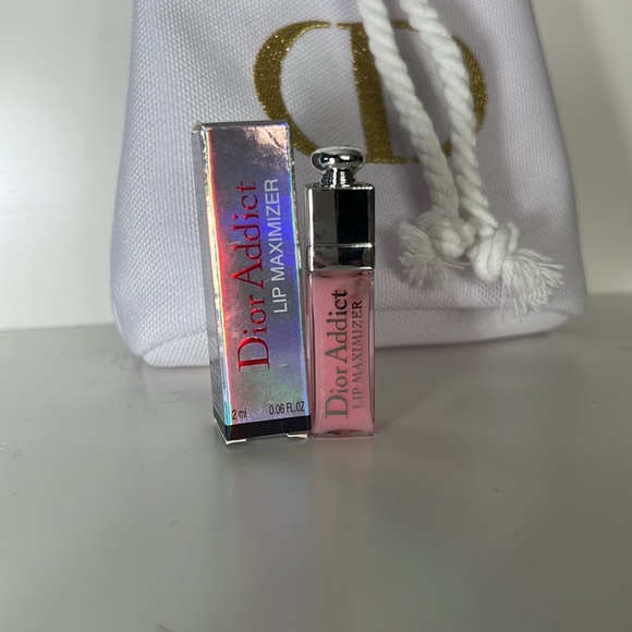 Dior white cosmetic sack with mini lip maximizer 2ml - Picture 2 of 2